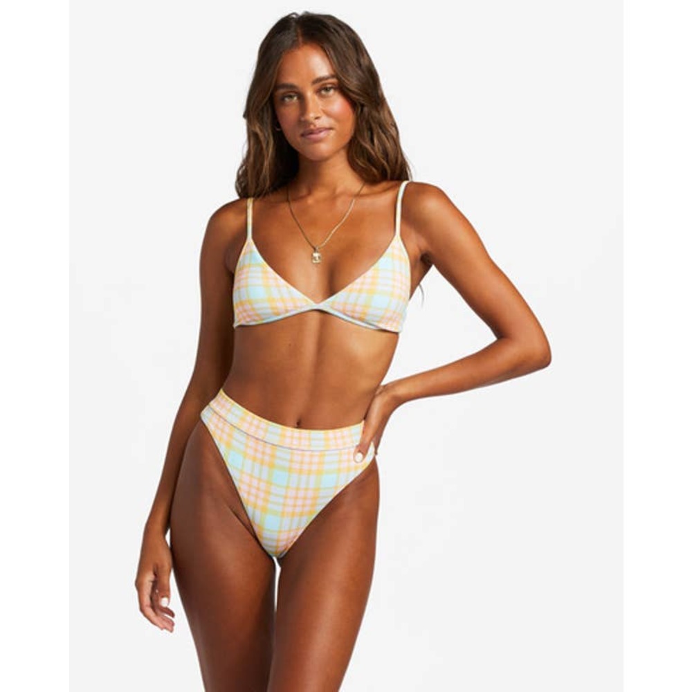 Billabong Check Please Charlie Triangle Bikini Top - image 6
